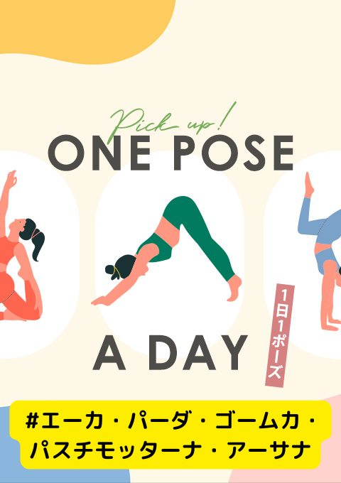 ＜25/12/27開催クラス＞One pose a day～1日1ポーズ～  #エーカ・パーダ・ゴームカ・パスチモッターナ・アーサナ