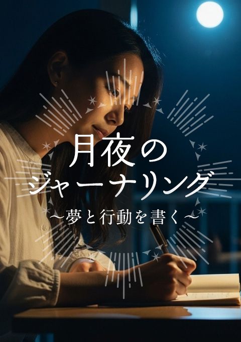 月夜のジャーナリング〜夢と行動を書く〜